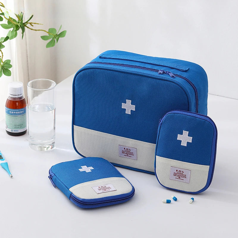 Large Capacity Medicine Bag Travel Portable Medical Bag Home Medicine Storage Bag Set Portable Outdoor First Aid Kit 1pc