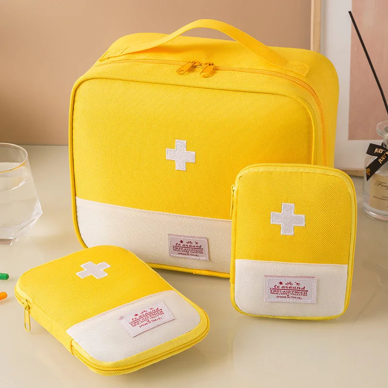 Large Capacity Medicine Bag Travel Portable Medical Bag Home Medicine Storage Bag Set Portable Outdoor First Aid Kit 1pc